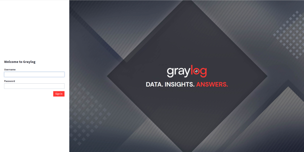 www.tematyka.it graylog panel logowania